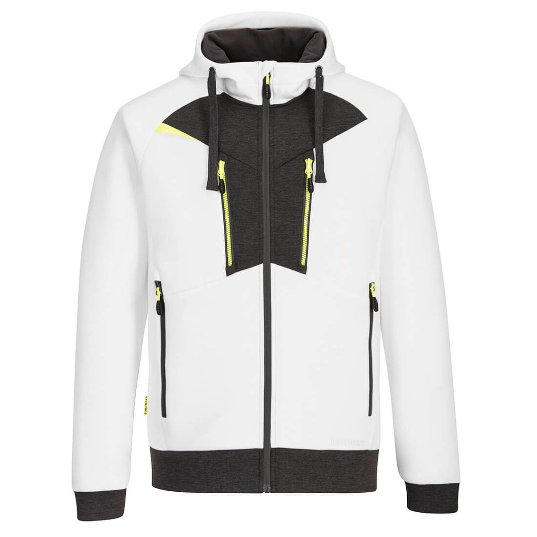 DX4 Zipped Hoodie DX472 in White