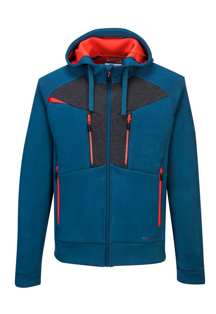 DX4 Zipped Hoodie DX472 in Metro Blue